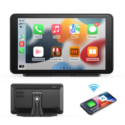 Portable Wireless CarPlay and Android Auto 4k Screen - Autoxmatch