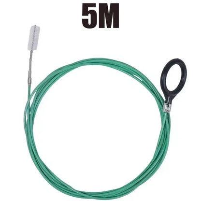 Car windshield wiper blade with a cleaning tool on a car window 5 m 