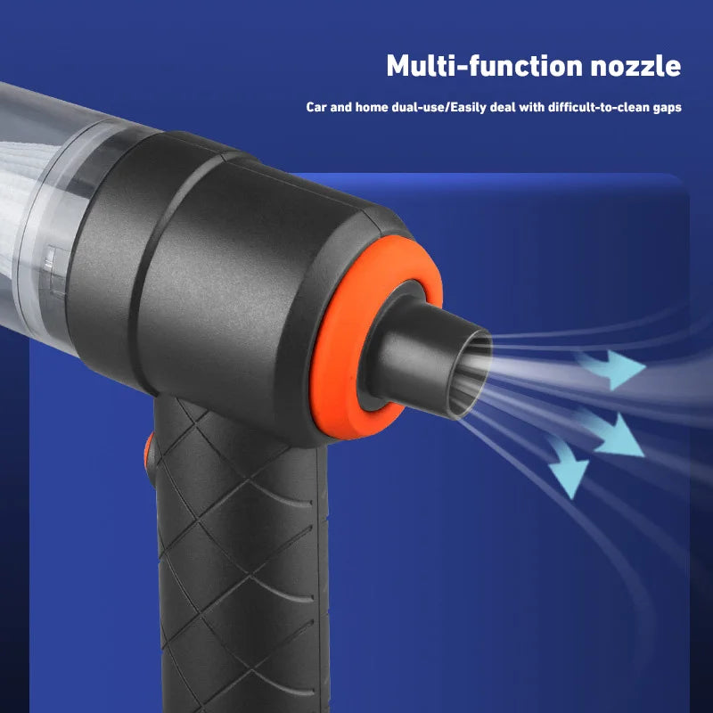 Multi-function nozzle with black and orange