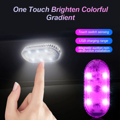 Multi Color Wireless Car Touch Roof LED Light