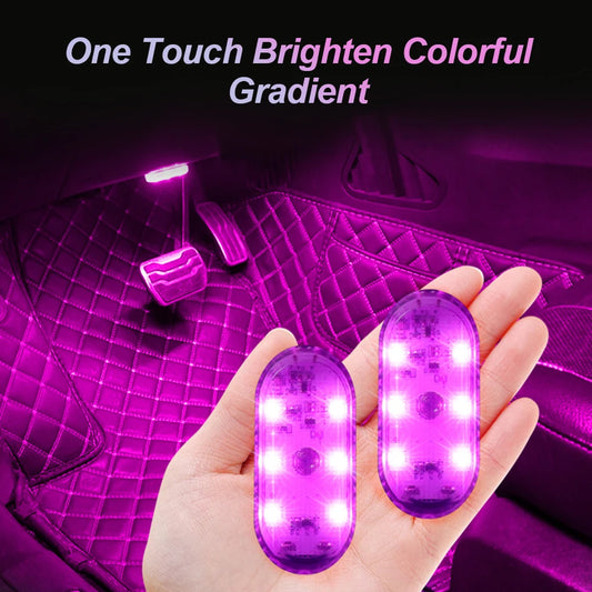 Multi Color Wireless Car Touch Roof LED Lights