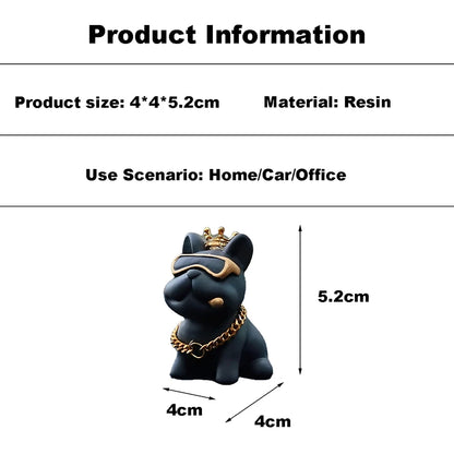 Trendy Resin Bully Dog Car Interior Decoration - Autoxmatch
