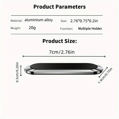 Product parameters and size details of a multiple holder on a white background