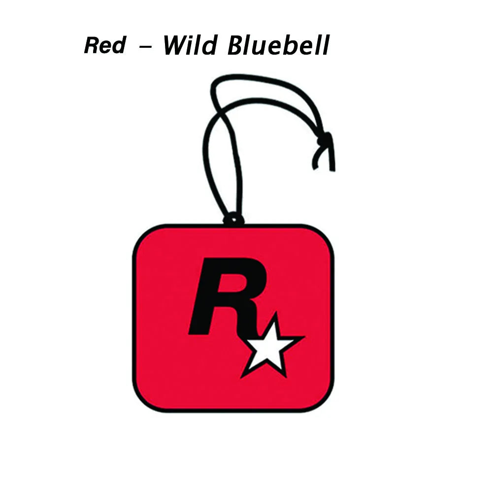 Red square tag with black 'R' and white star logo on a white background
