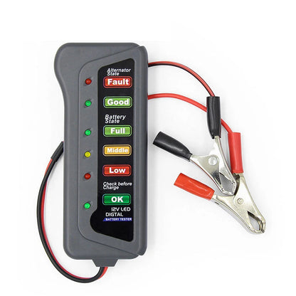 Mini Digital 12V Car Battery & Alternator Tester