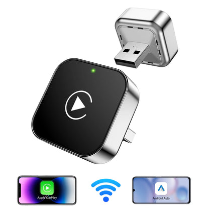 2 in 1 Wireless CarPlay Android Auto Adapter - Autoxmatch