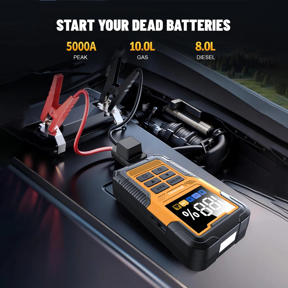 Autoxmatch Paiviroku OBD2 Diagnostic Tool with 5000A Jump Starter