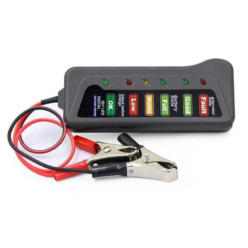 Mini Digital 12V Car Battery & Alternator Tester