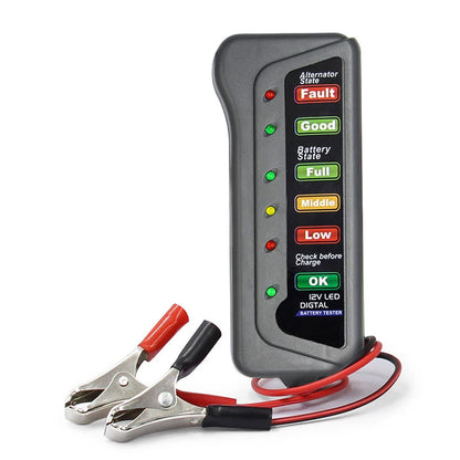 Mini Digital 12V Car Battery & Alternator Tester