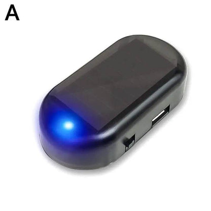 Car Solar Powered Fake Warning Security Light LED - Autoxmatch