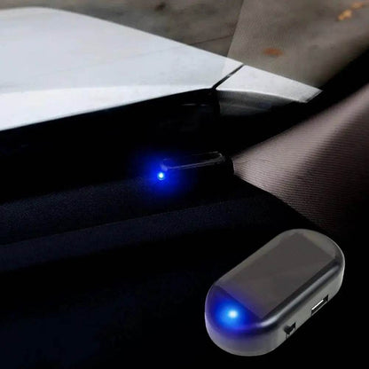 Car Solar Powered Fake Warning Security Light LED - Autoxmatch