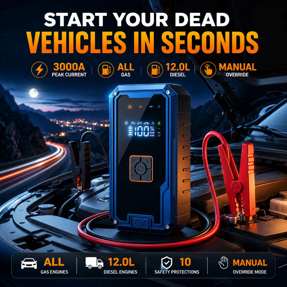 Start your Dead vehicles in seconds 