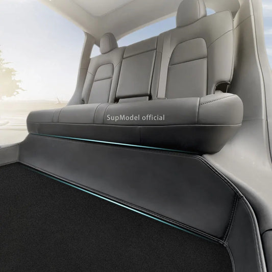 Tesla Rear Seat Lower Protective Mat Applicable to Model Y Juniper 2025 Model 3 Highland Electric Vehicle Protective Pad - Autoxmatch
