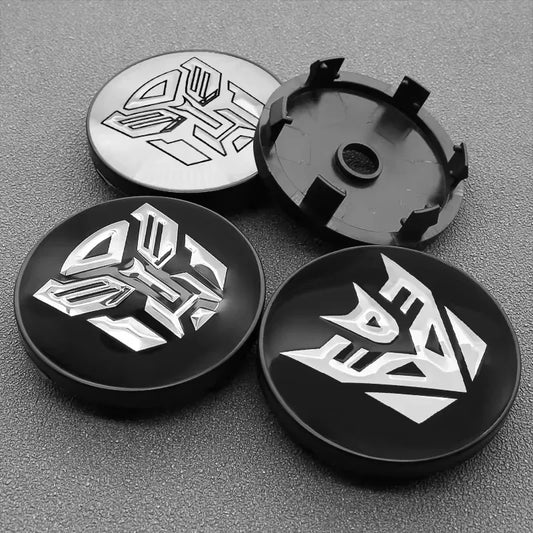 Universal Autobot Transformers Emblem Wheel Center Hub Caps - Autoxmatch