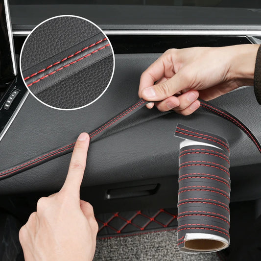 Universal PU Leather Car Interior Trim Strip