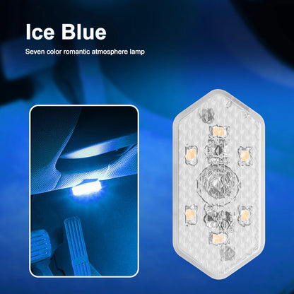 Vibrant multi-color car interior light with wireless operation
