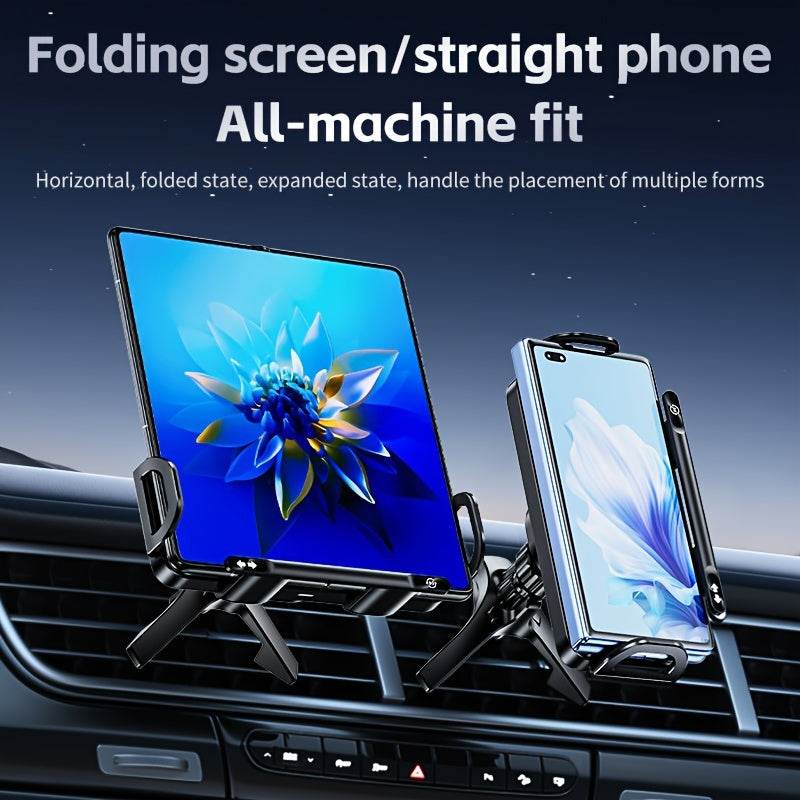Wireless Charging Phone Holder – 90° Rotating Car Mount, Universal - Autoxmatch