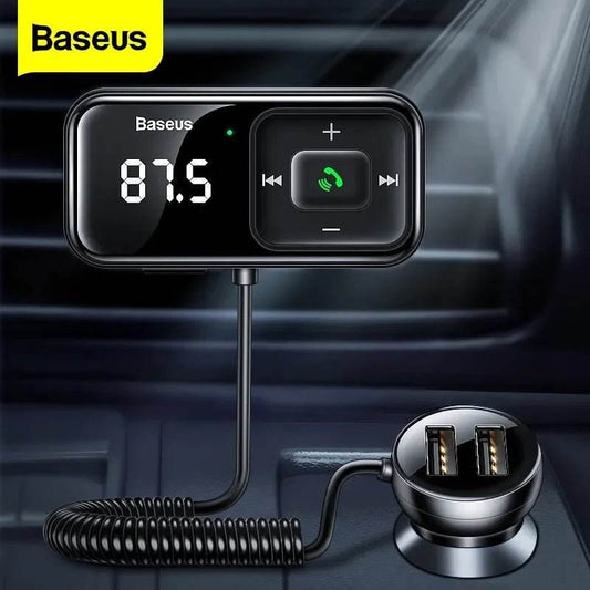 Car FM Transmitter Bluetooth-compatible 5.0 USB Car Charger - Autoxmatch