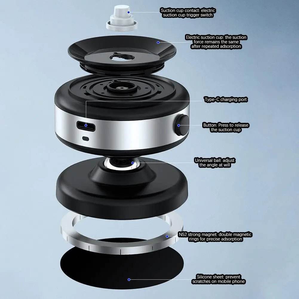 Car Holder Magnetic Vacuum Adsorption - Autoxmatch