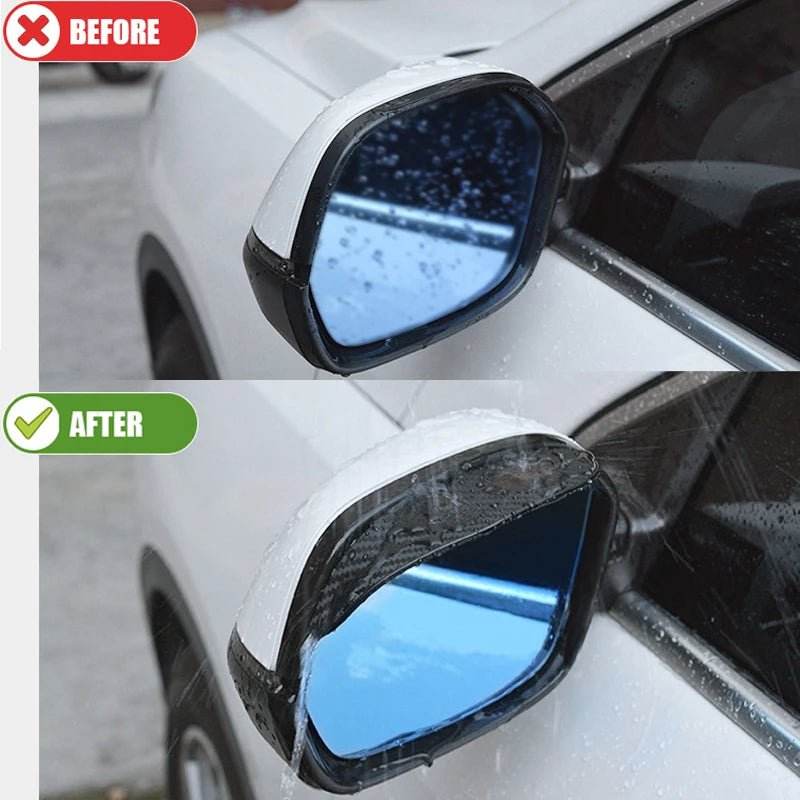 Car Rearview Mirror Rain Shield 2pcs - Autoxmatch