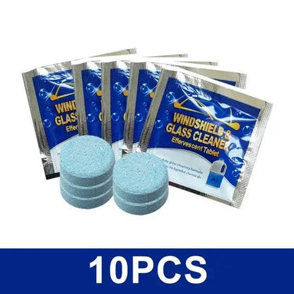 Car Windshield Glass Solid Cleaner – Crystal Clear Visibility, Streak-Free Shine - Autoxmatch