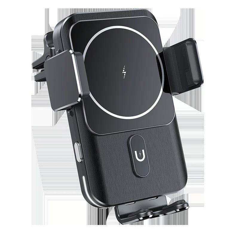 Car Wireless Charger & Mobile Phone Holder - Fast Charging, Secure Mount - Autoxmatch