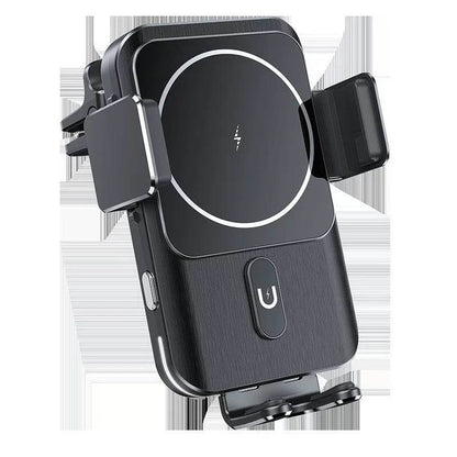 Car Wireless Charger & Mobile Phone Holder - Fast Charging, Secure Mount - Autoxmatch