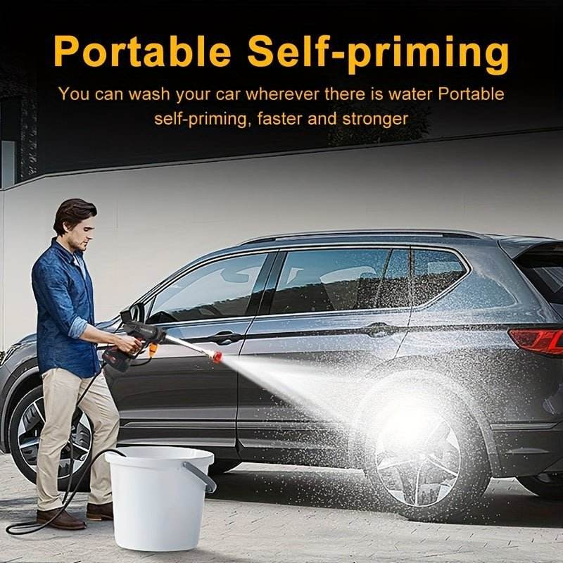 Cordless Electric Pressure Washer Gun – High-Pressure Car Washing - Autoxmatch