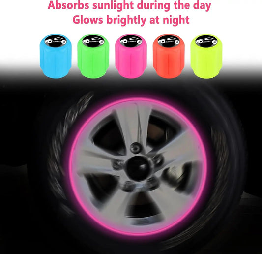 Luminous Tire Valve Caps