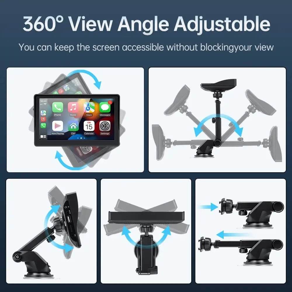 Multimedia Car Video Player | HD Touchscreen, Bluetooth, and GPS Integration - Autoxmatch