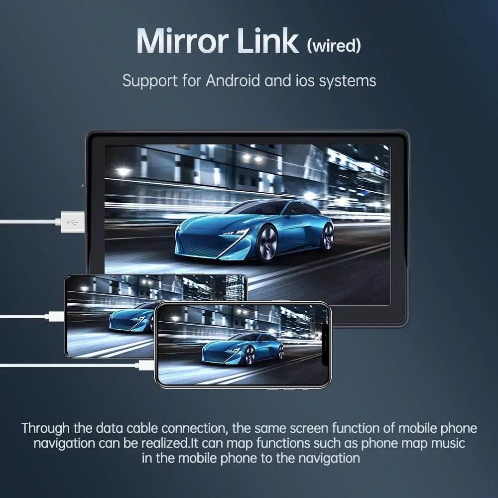 Multimedia Car Video Player | HD Touchscreen, Bluetooth, and GPS Integration - Autoxmatch