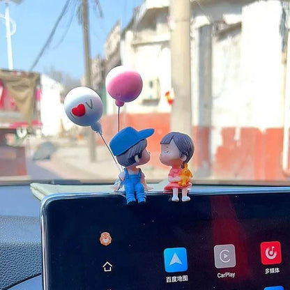 Romantic Figurines Valentine Couples Car Decoration - Autoxmatch