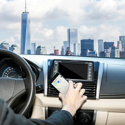 simple magnetic car mount onto a car's air vent